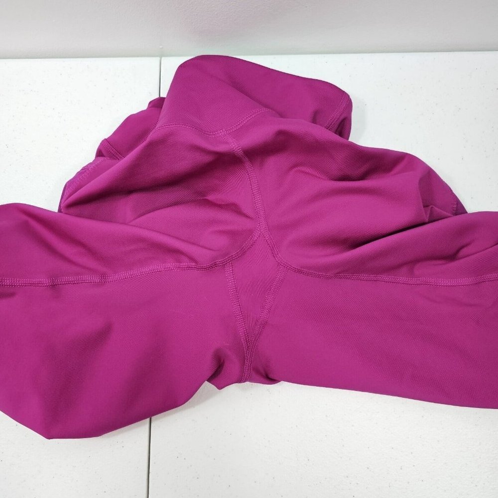 Champion Womens Leggings Size Large Fuchsia Pink Running Yoga Pockets Athletic - Picture 5 of 9